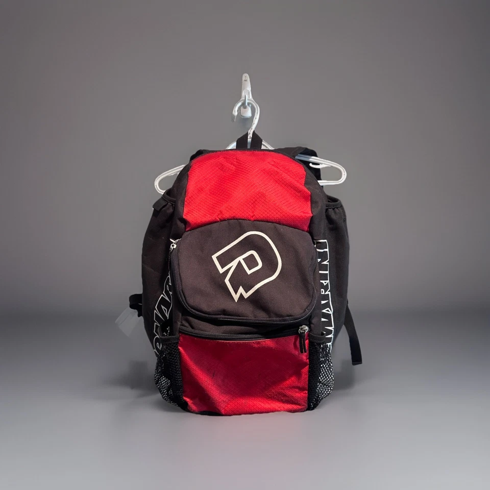 DeMarini Rojo y Negro Béisbol Softbol Equipo Bolsa Mochila 17"  Foto 2 de 4