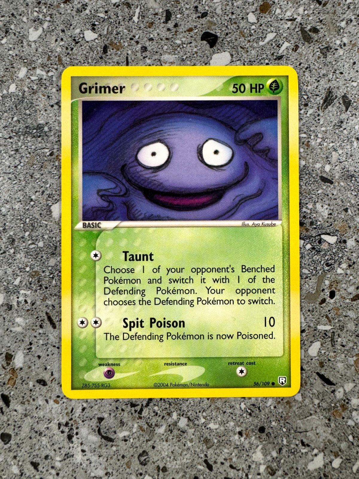 Pokemon TCG Cards Grimer 56/109 Team Rocket Returns NM-M