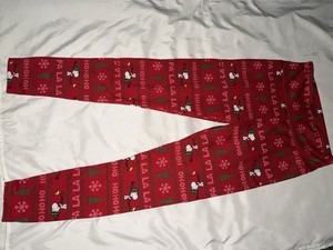 Peanuts Christmas Holiday Super SOFT Leggings Peanuts Snoopy S Small~NEW!!!!