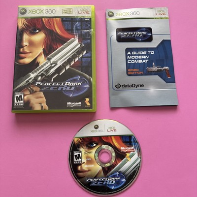 Perfect Dark Zero w/ Manual (Microsoft Xbox 360, 2005) Tested Nice Shape!