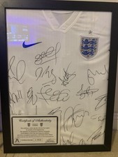 2014 Signed England Shirt