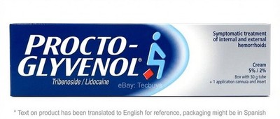 Procto-Glyvenol Cream 30g Relief for Discomfort Itching Burning Soothing Formula