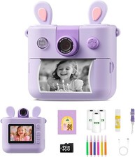 ORGSTA Kids Instant Print Camera for Boys and Girls 1080P HD Toddler Digital Cam