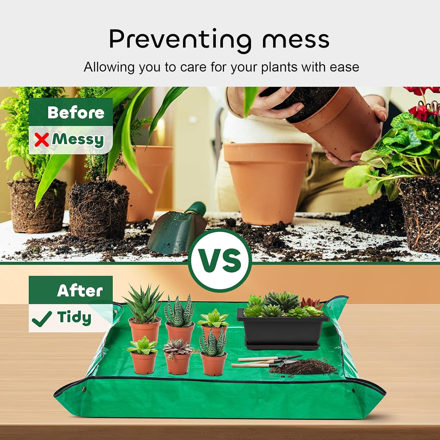 GROWNEER Bonsai Training Pots 3 Packs 9Inch with Drainage Humidity Trays, Bonsai