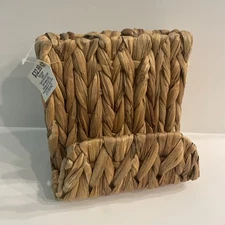 Hobby Lobby Woven Wicker Table Decor Utensil & Napkin Caddy