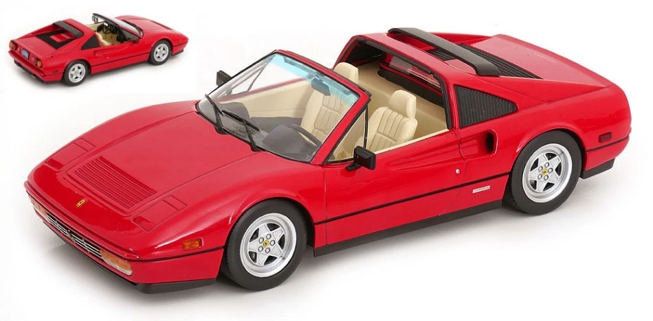 Miniature Voiture Auto Scala 1:18 KK Scale FERRARI 328 GTS US 1985 RED - Photo 1/1