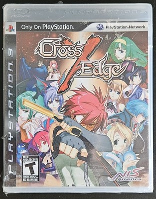 Cross Edge PS3 Sony PlayStation 3 2009 Video Game New Sealed See Pics