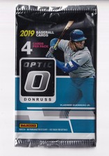 Donruss Optic 2019 Baseball EMPTY Wax Pack Foil Wrapper Vlad Guerrero Jr
