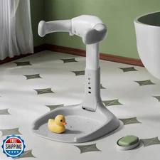 PandaEar Baby Shower Stand | Adjustable Baby Bath Stand with Safety Handle | 