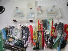 Assorted Soft Plastic Worms And Bait Fishing Lures Lot of 15 Zoom Yamamoto Bass