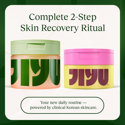 JiYu Korean Skincare Glow-Up Bundle - Toner Pads & NAD+Ant Aging Moisturizing Cr