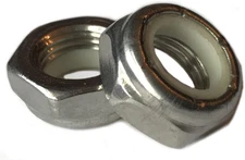 Stainless Steel Thin Jam Nylon Insert Lock Nuts 1/4-20 (Pack of 50) Marine Bolt
