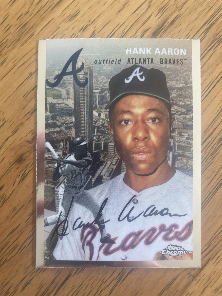 2023 Topps Chrome Platinum Anniversary - Hank Aaron #54CV-33 for