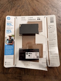 Genuine HP 952XL BLACK 2 PACK High Yield Ink Cartridges