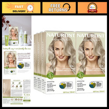 Light Ash Blonde Permanent Hair Color - Ammonia Free, Vegan, 100% Gray Coverage,
