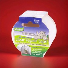 Ultratape Rhino All Weather Clear Repair Tape 50mm x 10m