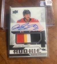 2018-19 Premier Juuso Valimaki 4 Color Auto Patch /249!!! Very Clean 