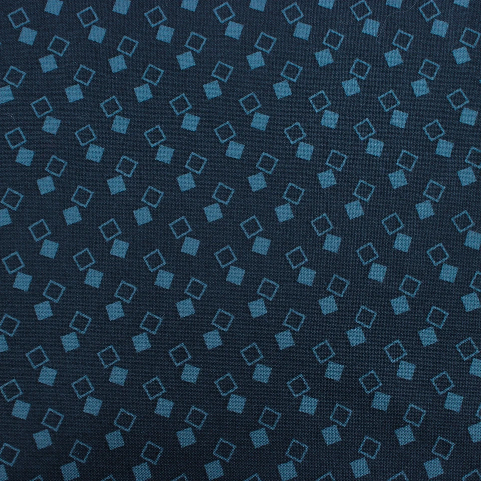 Dedalles para telas de moda RJR caja de pintura algodón azul marino 1,5 yardas x 44" W Foto 4 de 4