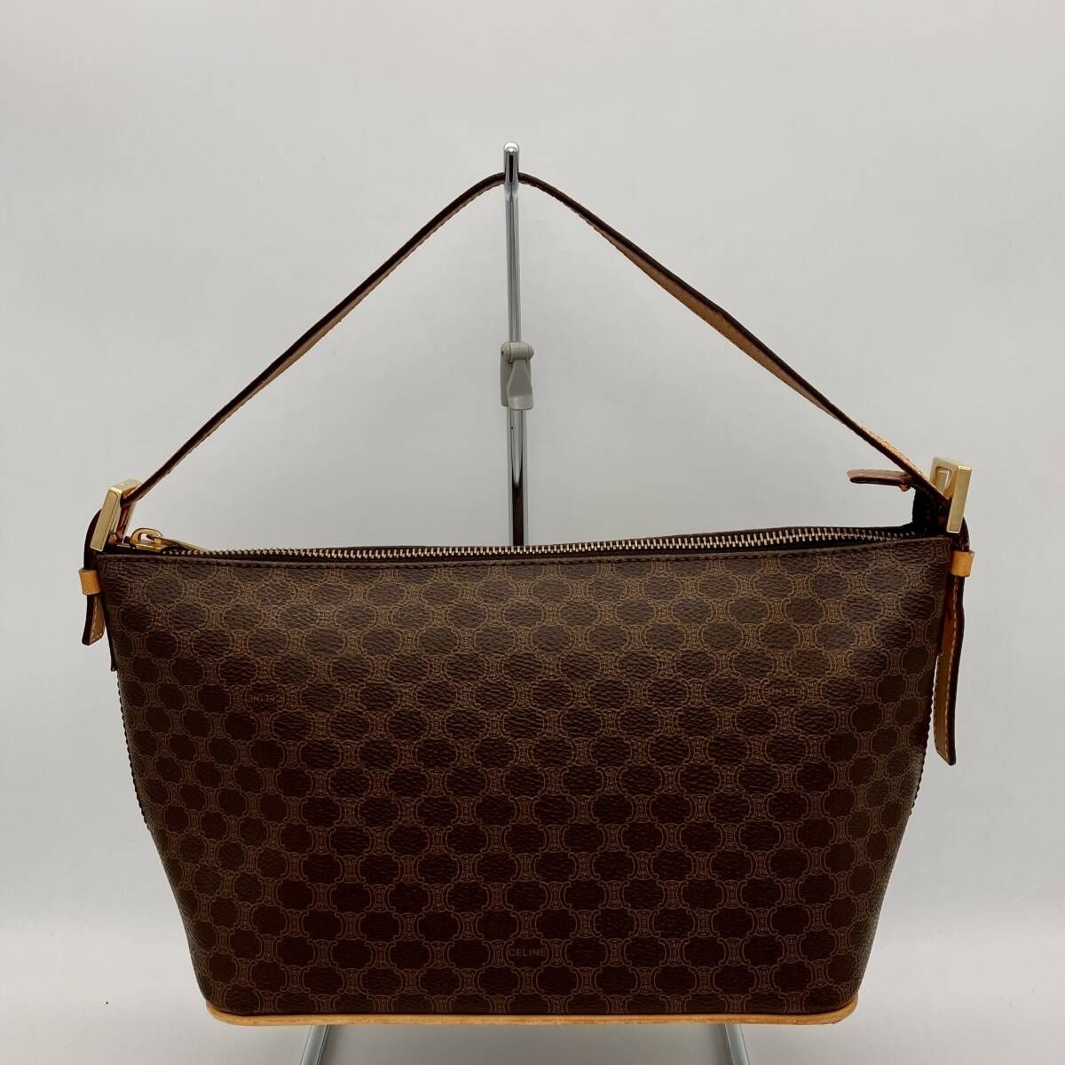 CELINE Celine Macadam Pattern (Blazon) Handbag Fr… - image 1