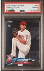 SHOHEI OHTANI 2018 TOPPS CHROME ROOKIE PITCHING BASEBALL RC PSA 10