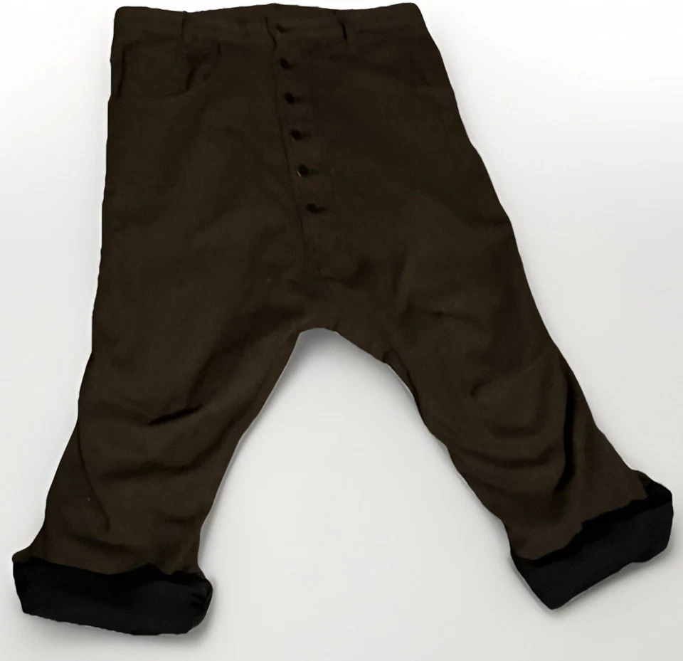 Pantalones/Pantalones Cortos Christopher Nemeth Archive Forrados Lana Merino M RARO Japón Foto 2 de 4