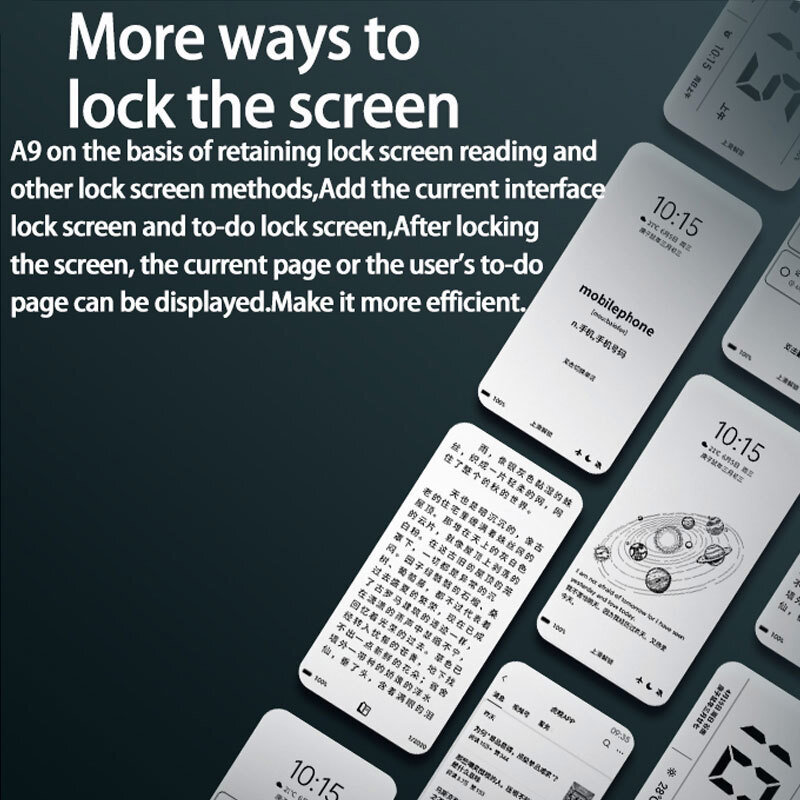 Unlocked 4G LTE Hisense A9 E Ink Phone Android Mobile ebook Reader
