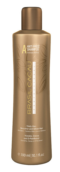 Brasil Cacau Anti Frizz Shampoo 300ml Keratin Daily Use