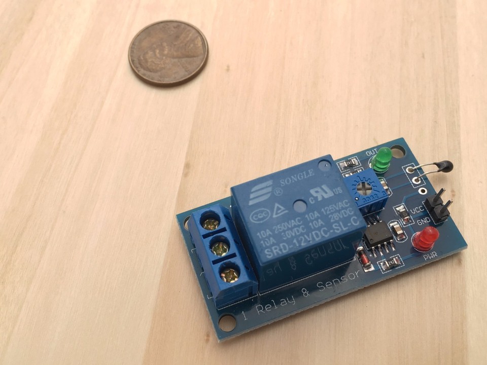 1 Piece Thermal Temperature Relay module 12V sensor switch C35 | eBay