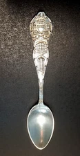 Antique Sterling Silver Chicago Collecter Spoon 24g Masonic Temple By  Shepard