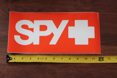 SPY OPTICS Sonnenbrille AUFKLEBER Aufkleber ORANGE Neu Groß