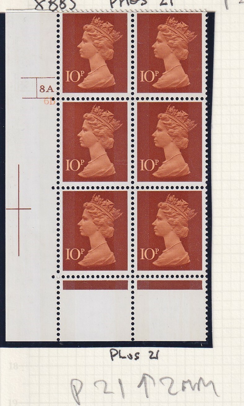 84 different Harrison Cylinder Blocks Machin GB stamps 10p to 15.5p eBay