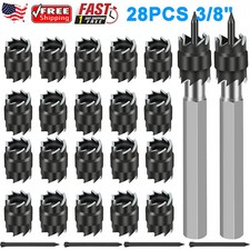 14/28PCS Double Sided Spot Weld Cutter Remover Drill Bit Welder Cut Rotary Kit