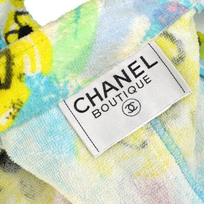 Chanel Flower Pattern Sleeveless Vest Jacket Light Blue
