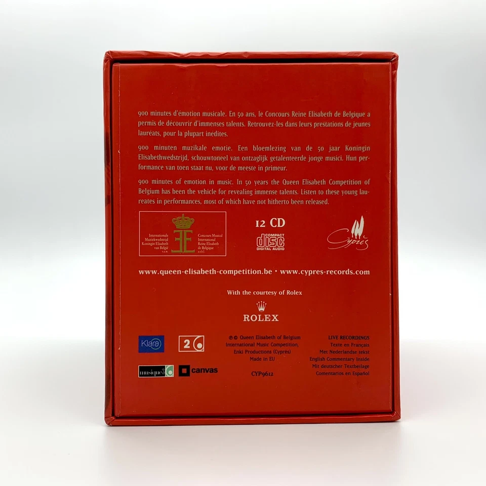Queen Elisabeth International Music Competition of Belgium 12 CD Box Set NM RARE - Image 4 of 4