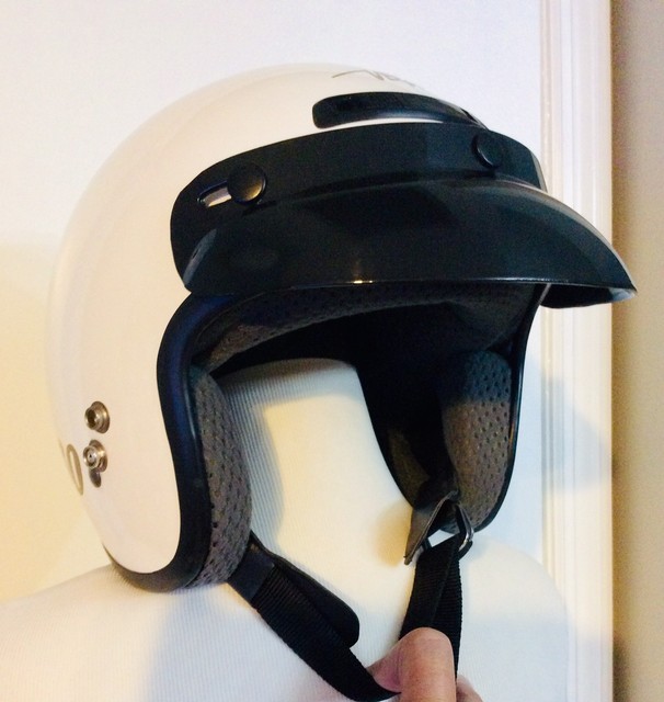 Vega Half Helmet White Unisex Small SnellM90 DOT Certified eBay