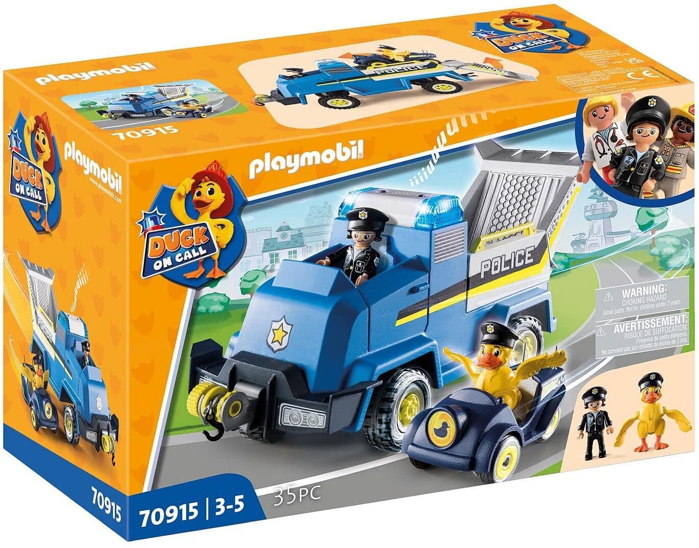 PLAYMOBIL DUCK ON CALL 70915  Veicolo di soccorso della Polizia