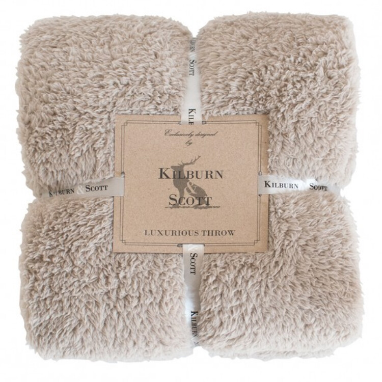 Kilburn & Scott Teddy Fleece Throw eBay