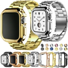 Metal iWatch Strap Band Case For Apple Watch Series10 9 8 7 6 5 4 3 2 SE41 44 45