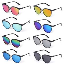 Sunglasses for Cat Eye Women Fashion Luxury UV400 Frame Lens Decorative Reflecti
