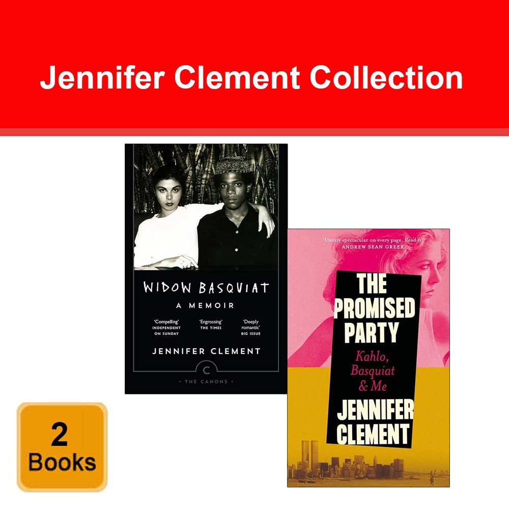 Jennifer Clement Collection 2 Books Set The Widow Basquiat, Promised Party