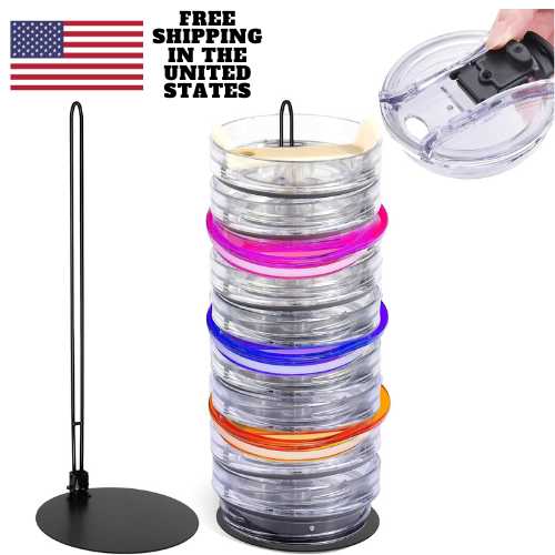 1pcs Tumbler Lid Holder Cub Lid Organizer Kitchen Organizer