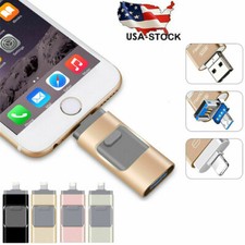 USB iFlash Drive For iPhone ipad Android Metal OTG USB Photo Stick 256G Pendrive