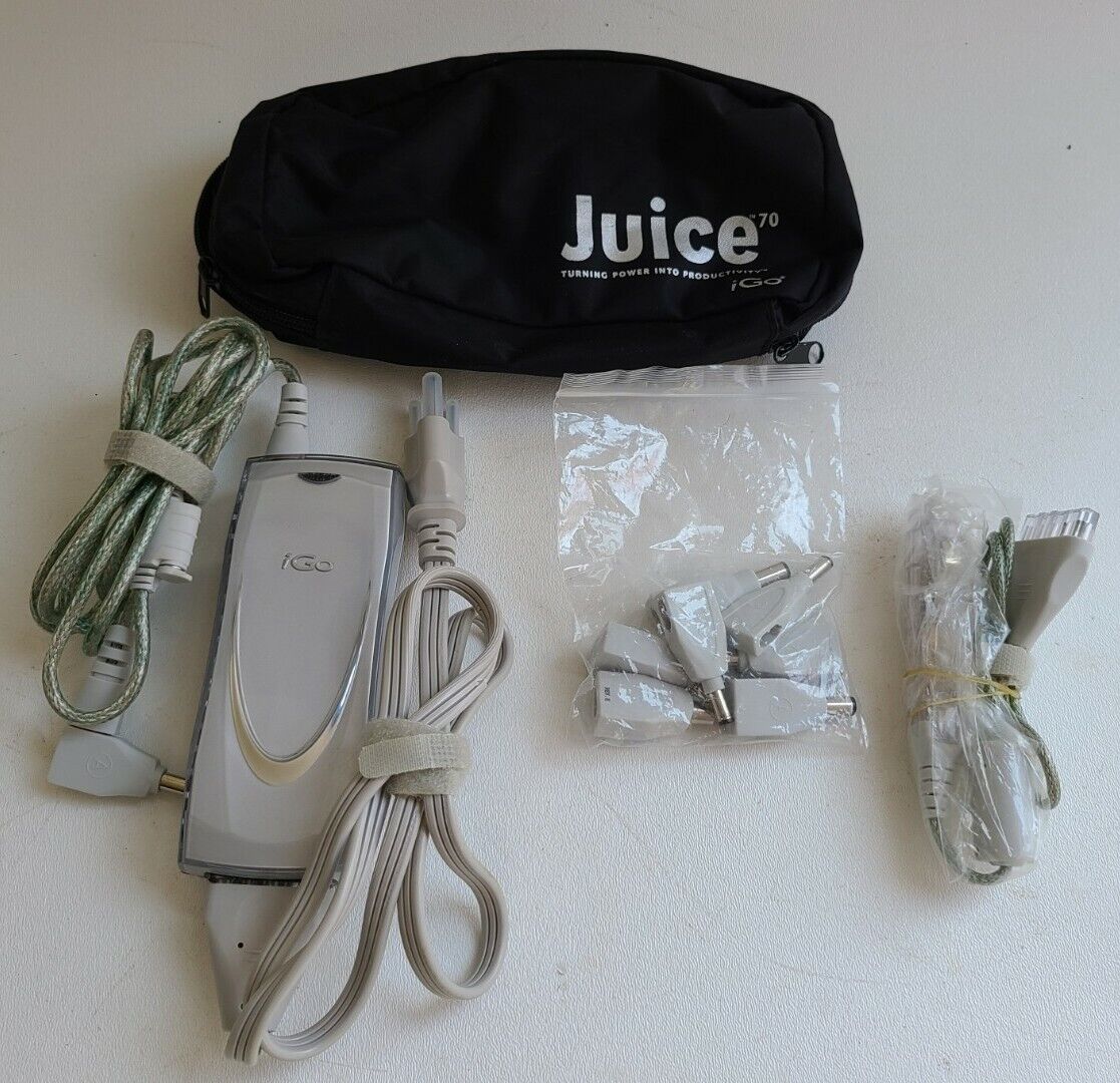 iGO Juice'70 PS0055 70W Universal Laptop Power Adapter/Charger Complete Set