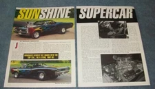 1966 Pontiac GTO Convertible Custom Pro Street Article "Sunshine Supercar"