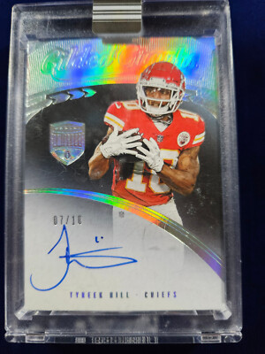   2021 Eminence Gilded Graphs   TYREEK HILL #GG-TH   Auto 7/10 Chiefs Dolphins