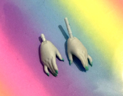 Rainbow SHADOW High Puppe ERSATZHÄNDE Zooey Electra oder ähnlich grüne lange Nägel