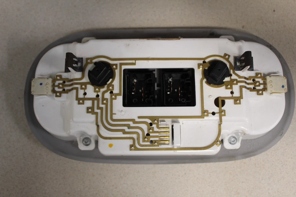 2004-2008 F150 Mark LT GRAY Dome Map Light Sunroof / Rear Sliding Window Switch - Image 4 of 4