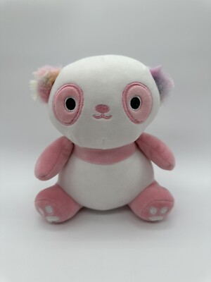 Squishmallow Kaldette Pink Panda Bear Baby Plush Kellytoy Soft Stuffed Toy 8''