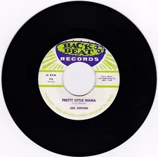 ROCKABILLY 45RPM - JOE HINTON ON BACK BEAT - RARE!  BEAUTIFUL COPY!