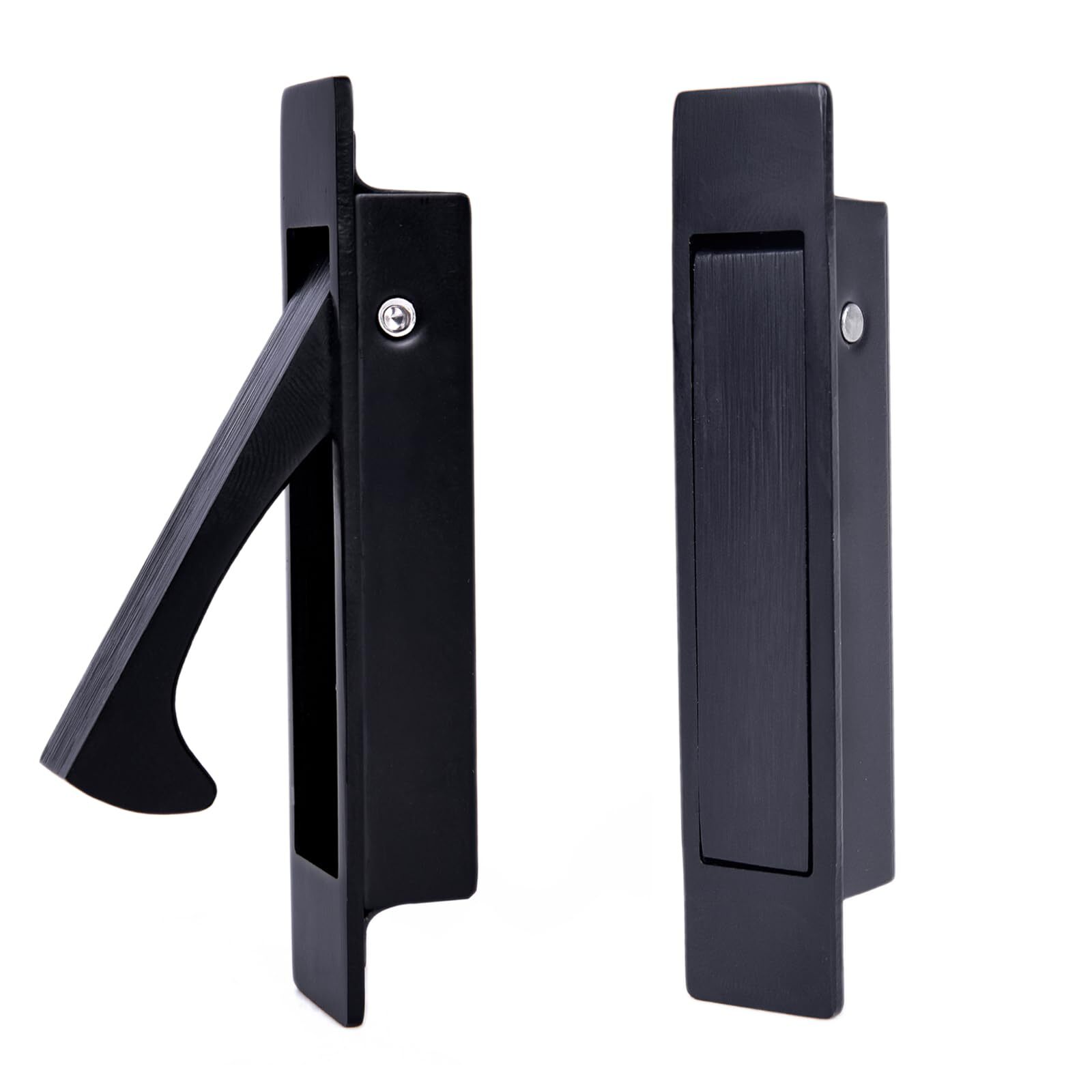 Matte Black Stainless Steel Sliding Door Edge Pull Handle